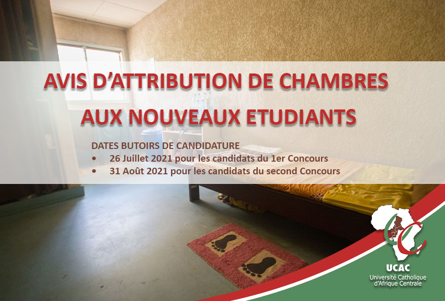 AVIS D’ATTRIBUTION DE CHAMBRES AUX NOUVEAUX ETUDIANTS