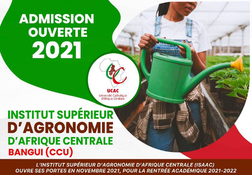 Concours d’entrée l’Institut Supérieur d’Agronomie d’Afrique Centrale (ISAAC)