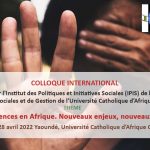 COLLOQUE INTERNATIONAL (IPIS) - Les violences en Afrique. Nouveaux enjeux, nouveaux regards