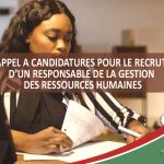 Avis d’appel a candidatures pour le recrutement d’un responsable de la gestion des ressources humaines