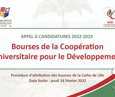 Appel à candidatures 2022-2023 : Bourses de la coopération universitaire pour le développement