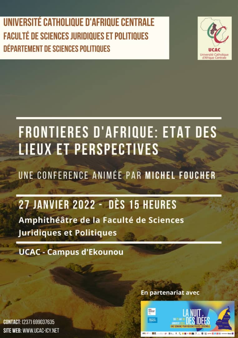 CONFERENCES - FRONTIERES D'AFRIQUE : ETAT DES LIEUX ET PERSPECTIVES