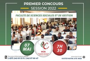Concours d’entrée à l’Université Catholique d’Afrique Centrale / Faculté de Sciences Sociales et de Gestion (FSSG)