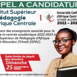 Appel à candidature - Recrutement des enseignants associés ISPAC à Moundou (Tchad).