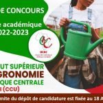 Concours d’entrée à l’Institut Supérieur d’Agronomie d'Afrique Centrale (ISAAC) de Bangui - Année académique 2022-2023