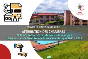 Attribution des Chambres et Confirmation de Résidence - Année académique 2022 - 2023