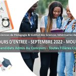Concours d'entrée : Septembre 2022 - Moundou (Toutes Filières Confondues)