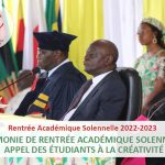 Cérémonie de Rentrée Académique Solennelle : Appel des étudiants à la créativité.