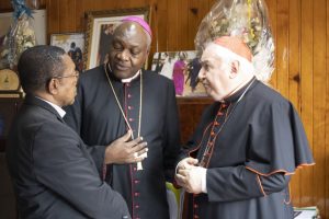Visite à l'UCAC de son Eminence Jean Marc Cardinal AVELINE, Archevêque du diocèse de Marseille (Fr)