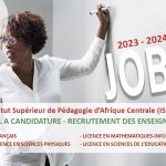 Appel à candidature - Recrutement des enseignants (ISPAC) 2023-2024