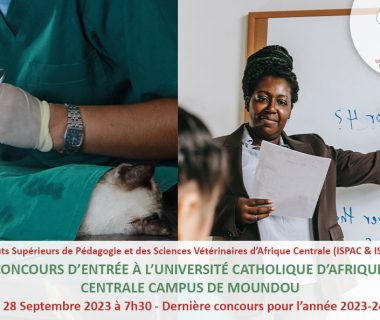 Dernier concours d’entrée à l’université Catholique d’Afrique Centrale campus de Moundou (ISPAC & ISSVAC)
