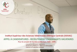 Appel à candidatures - recrutement enseignants vacataires (ISSVAC)