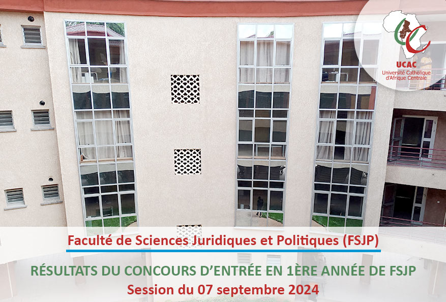 Résultats du Concours d’Entrée en 1ère Année de la FSJP – Année Académique 2024-2025