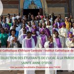 Récollection en cours des étudiants de l’UCAC à la paroisse Sainte Anne d’Efok