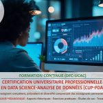 Certification Universitaire Professionnelle en Data Science-Analyse de données (CUP-PDA)