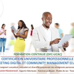 Certification Universitaire Professionnelle en Marketing Digital et Community Management (CUP-MDCM)