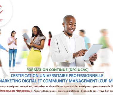 Certification Universitaire Professionnelle en Marketing Digital et Community Management (CUP-MDCM)